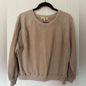 Pamela's Cozy Tan Sweater
